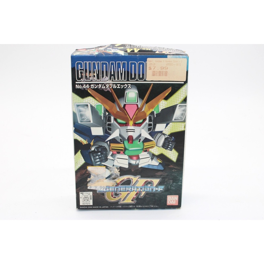 Bandai SD Gundam G-GENERATION-F No.44 Gundam Double X Plastic Model VTG 2000 NEW